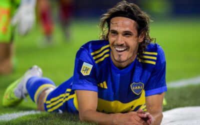 Boca ganó gracias a un hat-trick de Cavani