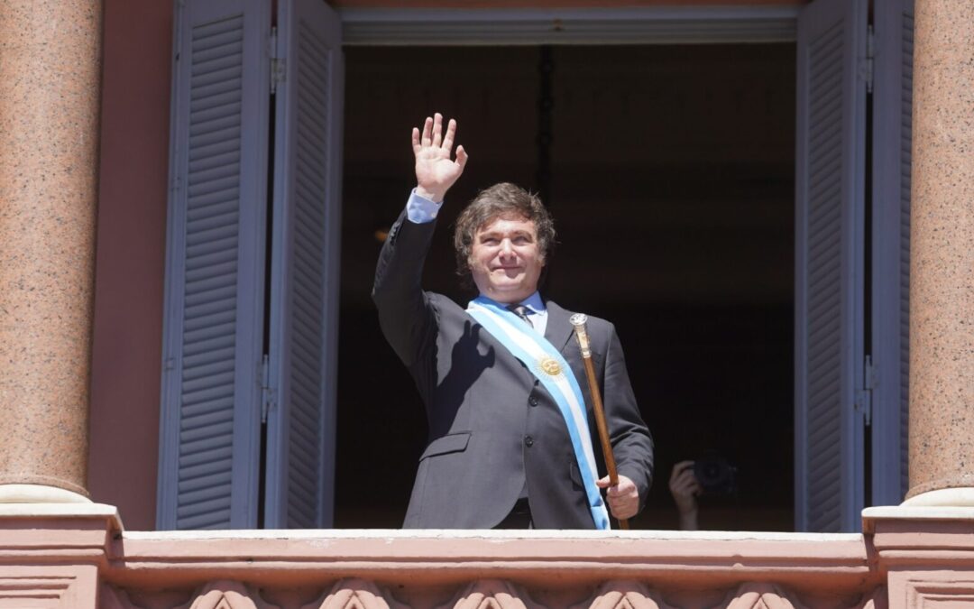 Javier Milei invitó al plantel de la Selección a festejar en el balcón de la Casa Rosada