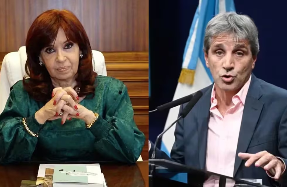 Cristina Kirchner chicaneó a Luis Caputo y envió un nuevo mensaje a la interna del peronismo