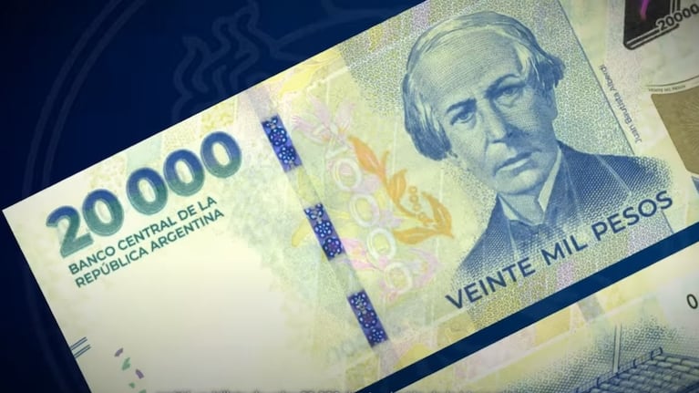 Nuevo billete de $20.000: el Banco Central lo puso en circulación