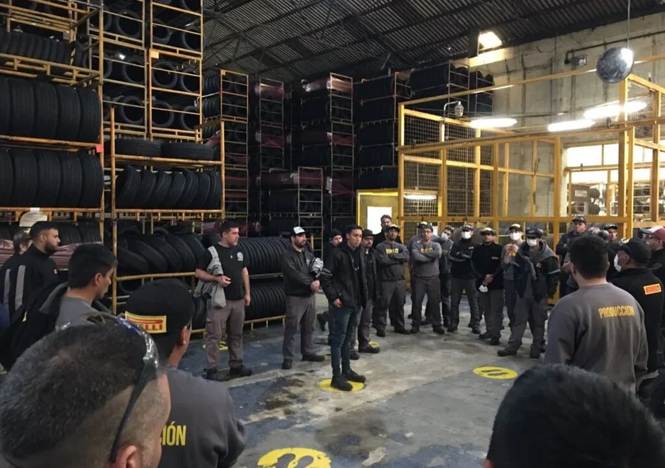 El Sindicato del Neumático realiza un paro de 24 horas