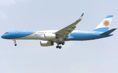 El Avión Presidencial ARG-01 otra vez al taller y van…