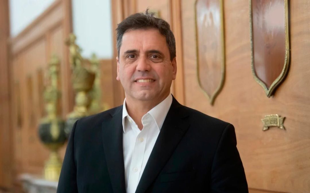 Lisandro Catalán recibe a Leandro Zdero, Cornejo y Frigerio en su debut como ministro del Interior