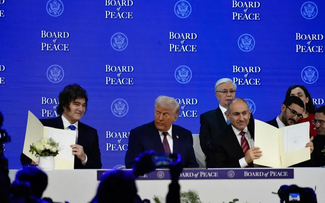 En Davos, Milei respaldó a Trump e intercambió palabras con Marco Rubio