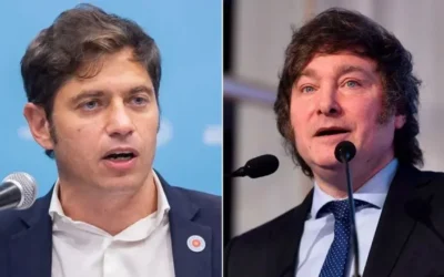 Una encuesta mide un hipotético mano a mano electoral entre Milei y Kicillof en el Conurbano