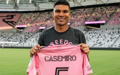 Casemiro fue presentado en el Inter Miami de Lionel Messi