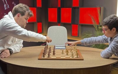 Hazaña argentina: a sus 12 años, Faustino Oro le ganó una partida al número uno del mundo, Magnus Carlsen
