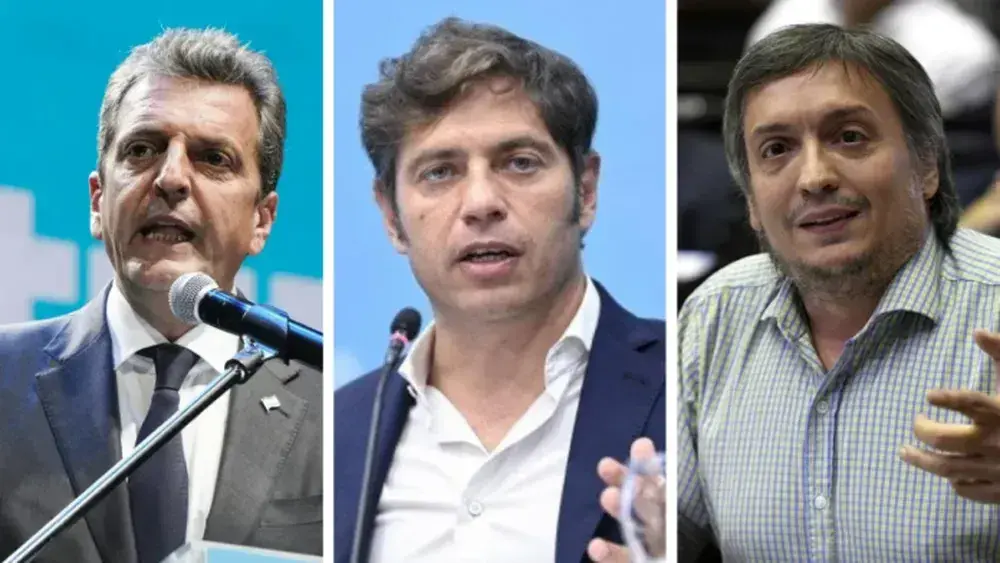 Cumbre peronista con Kicillof, Máximo Kirchner y Massa para sostener las PASO