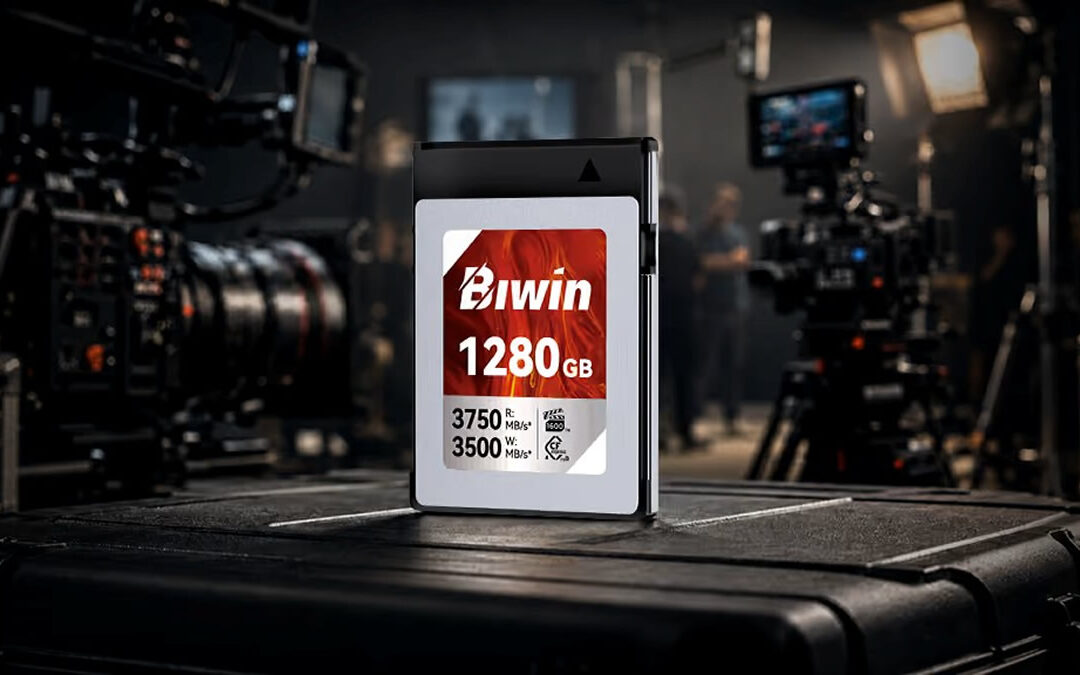 Biwin lanzó la tarjeta de memoria Amber CB500 PRO para producción profesional de video en 12K
